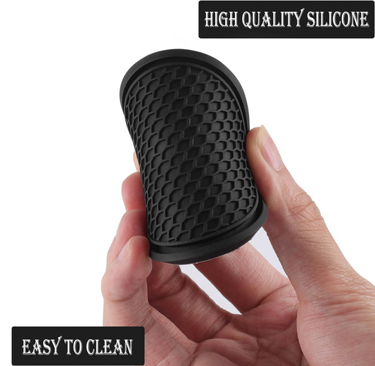 SINGARO Car Cup Holder Coasters 4 Pack Non-Slip Black