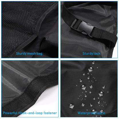 URAQT Car Trunk Organizer Bag Multi Pocket Black