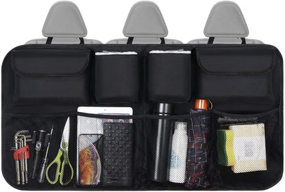 URAQT Car Trunk Organizer Bag Multi Pocket Black